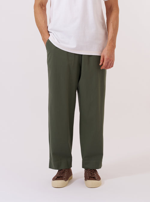 Olive Kelly Cotton Judo Pant