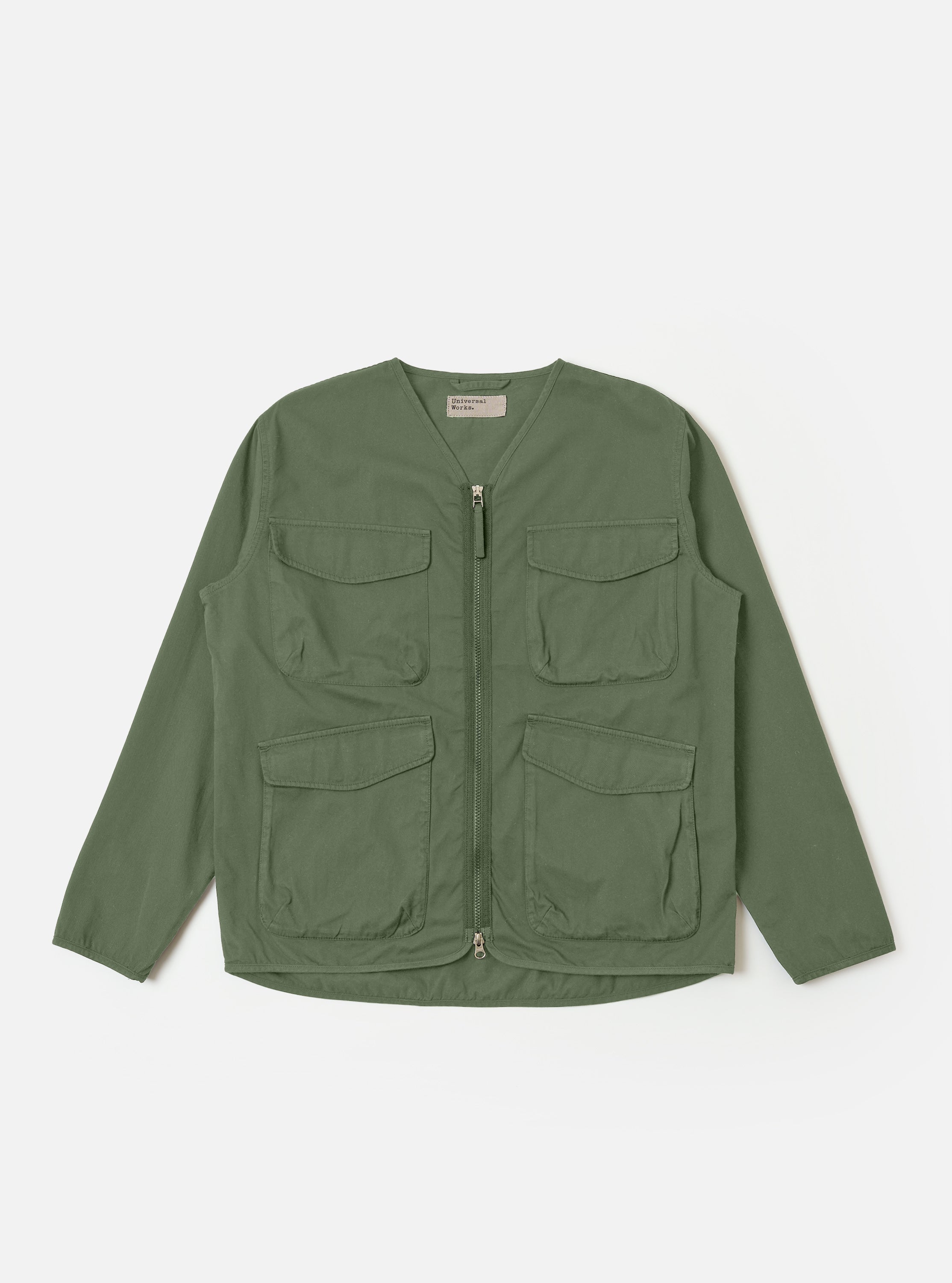ミリタリージャケット オリーブグリーン スカルデザイン ギミック Men's Olive Kelly Cotton Glider Jacket – Universal Works
