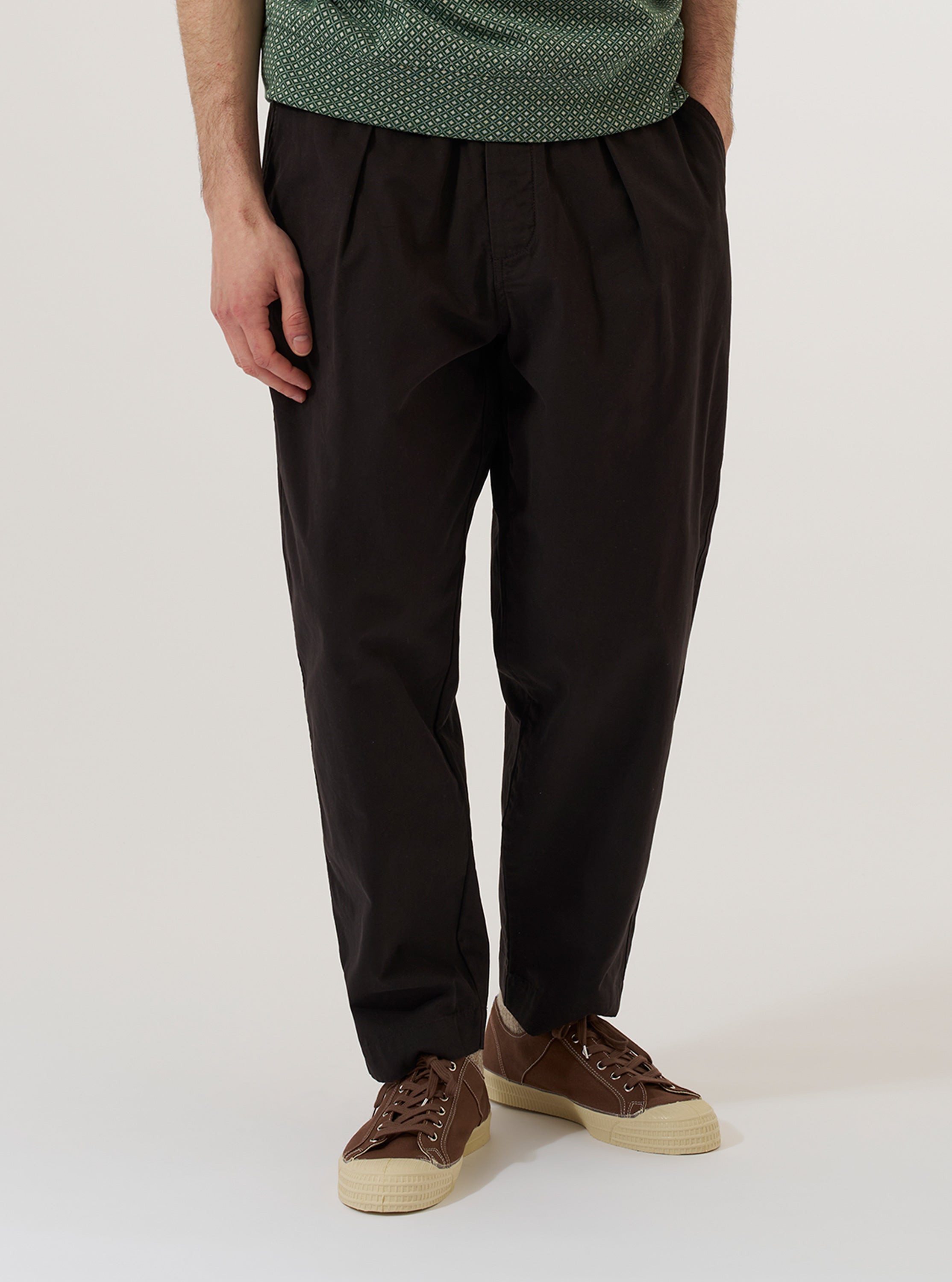 Men's Licorice Lyo Linen Mix Oxford Pant – Universal Works