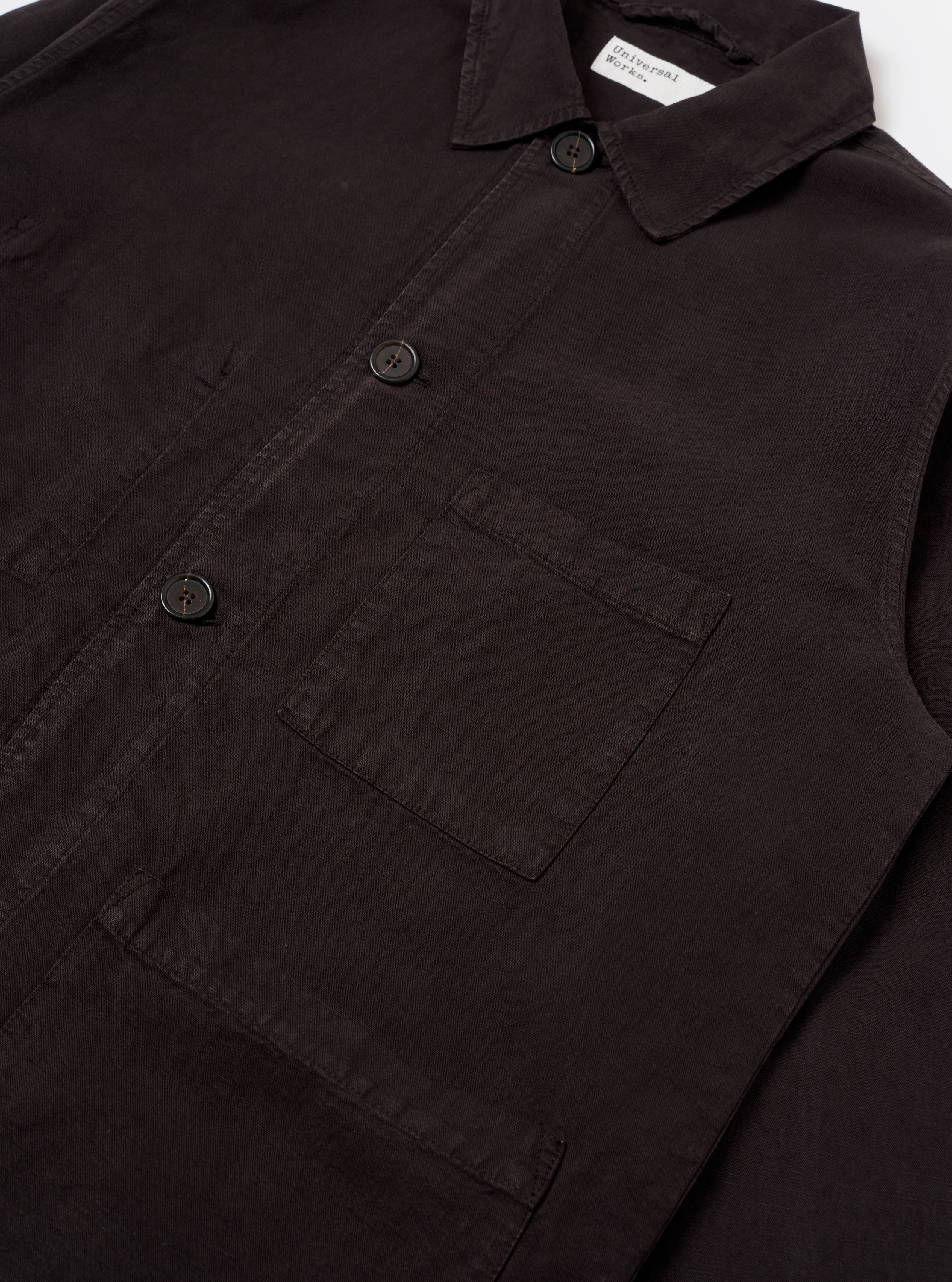 Men's Licorice Lyo Linen Mix Coverall Jacket – Universal Works