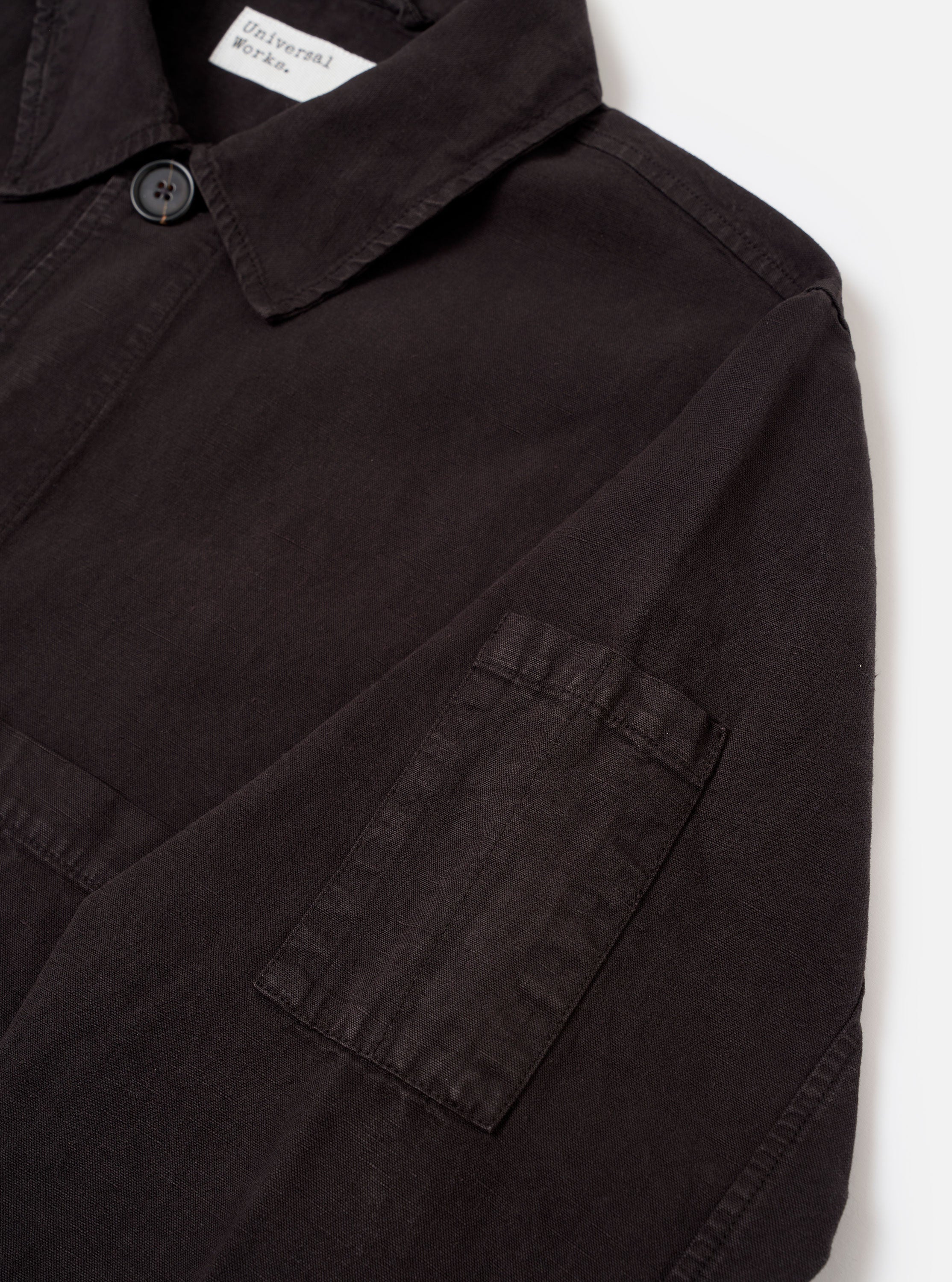 Men's Licorice Lyo Linen Mix Coverall Jacket – Universal Works