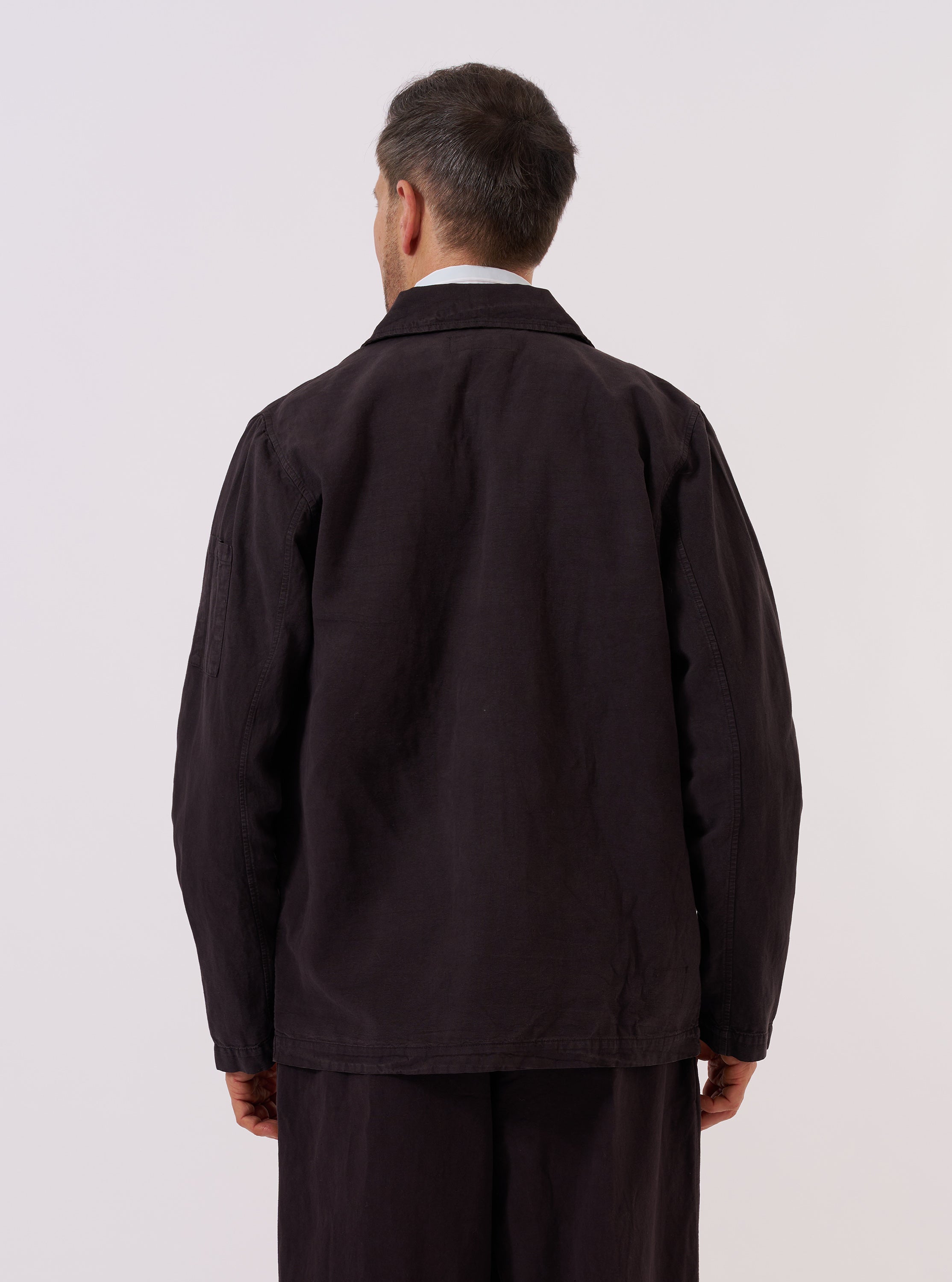 Men's Licorice Lyo Linen Mix Coverall Jacket – Universal Works