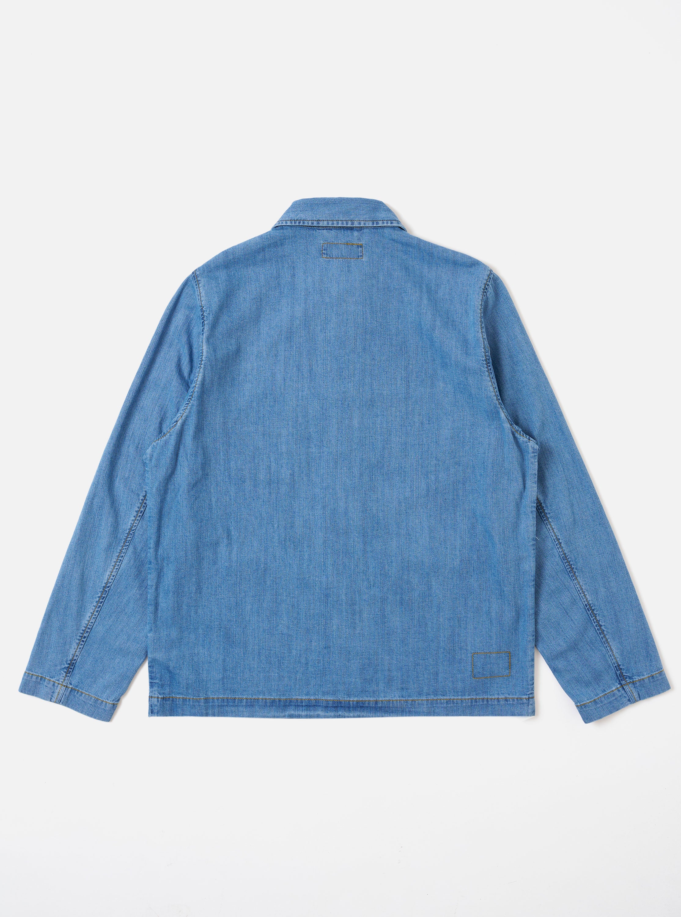 Men's Washed Indigo 8oz Slub Denim Field Jacket – Universal Works