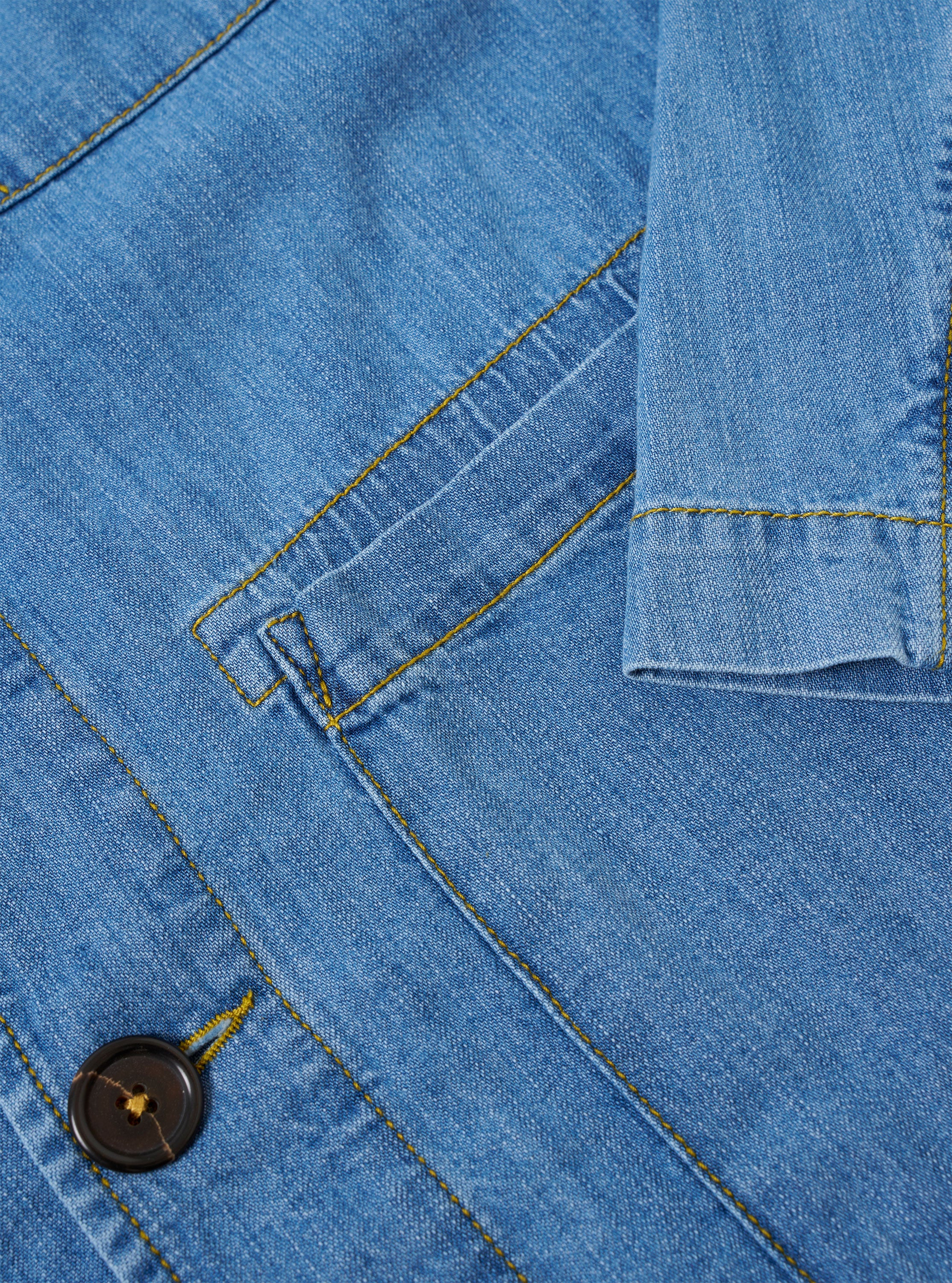 WORKSHOP denim jacket Blue cotton L