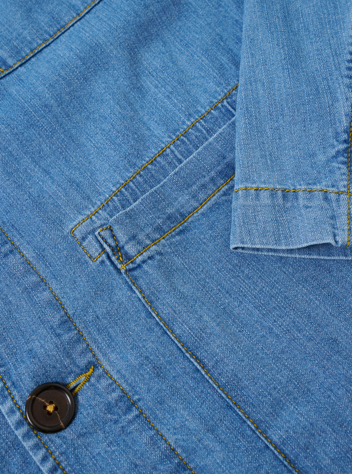 Washed Indigo 8oz Slub Denim Field Jacket