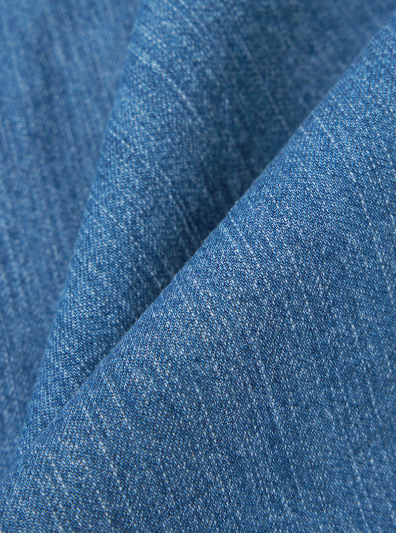 Washed Indigo 8oz Slub Denim Oxford Pant