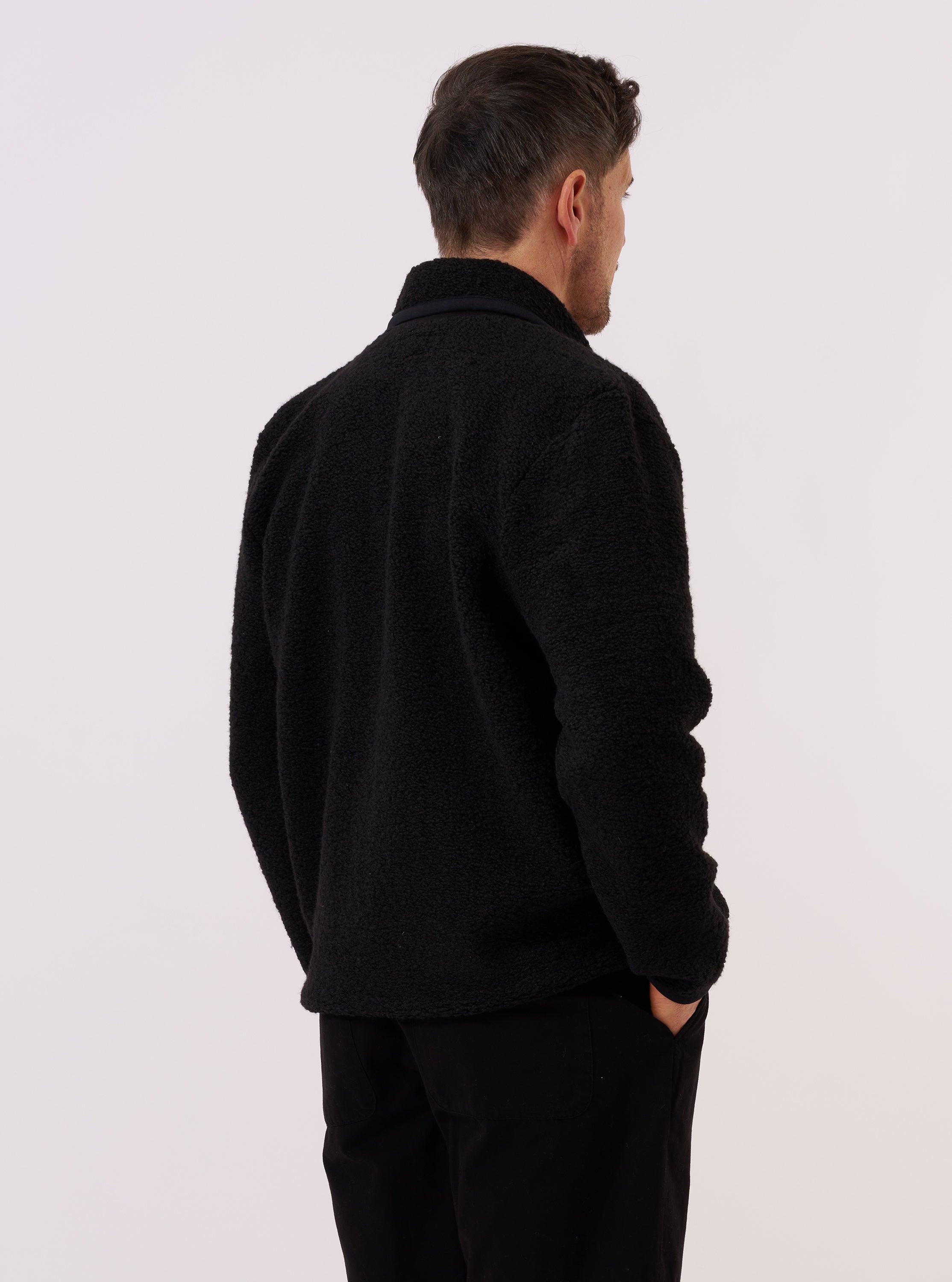 Men's Black Fleece Lancaster Jacket – Universal Works