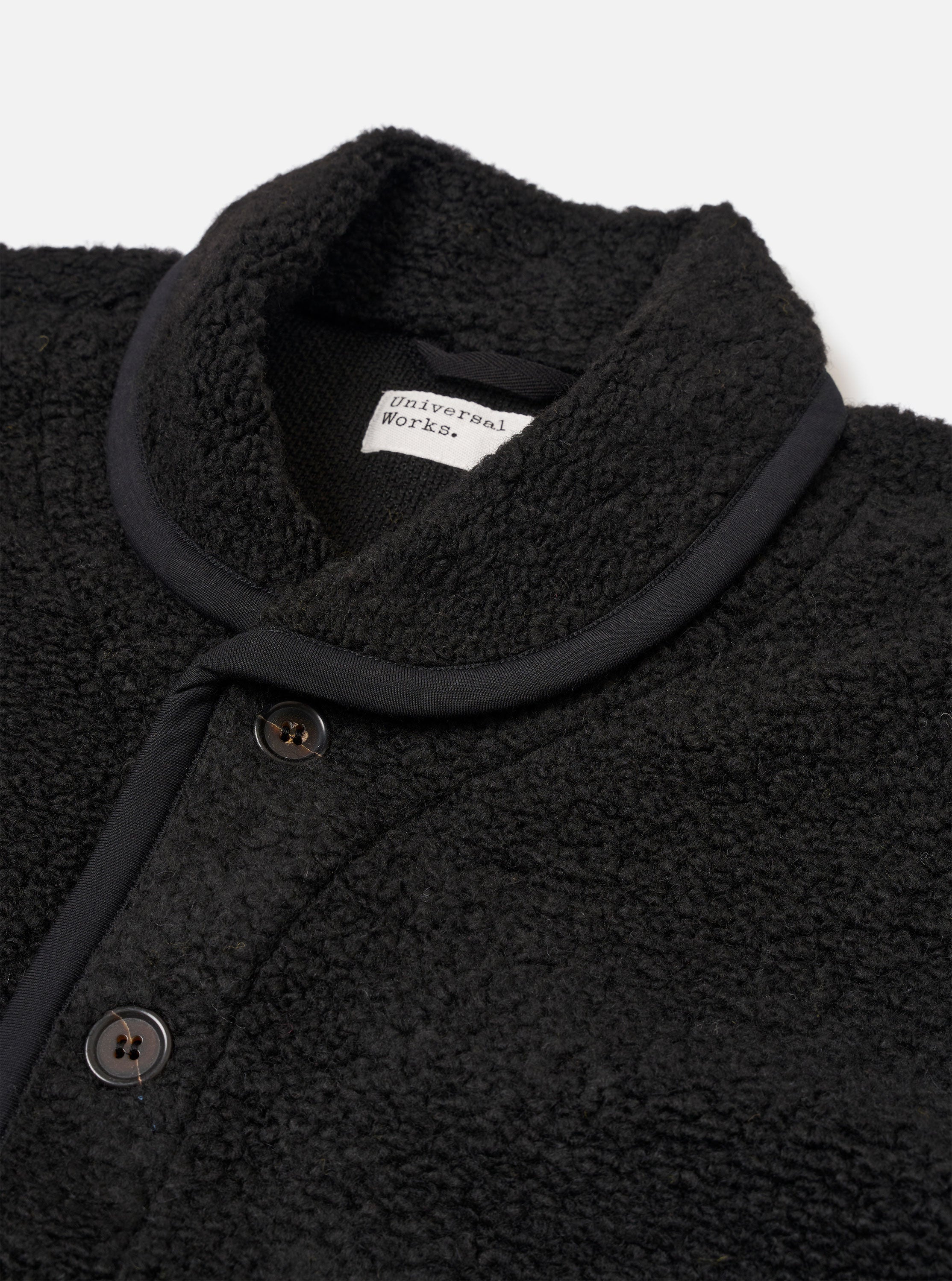 Men's Black Fleece Lancaster Jacket – Universal Works