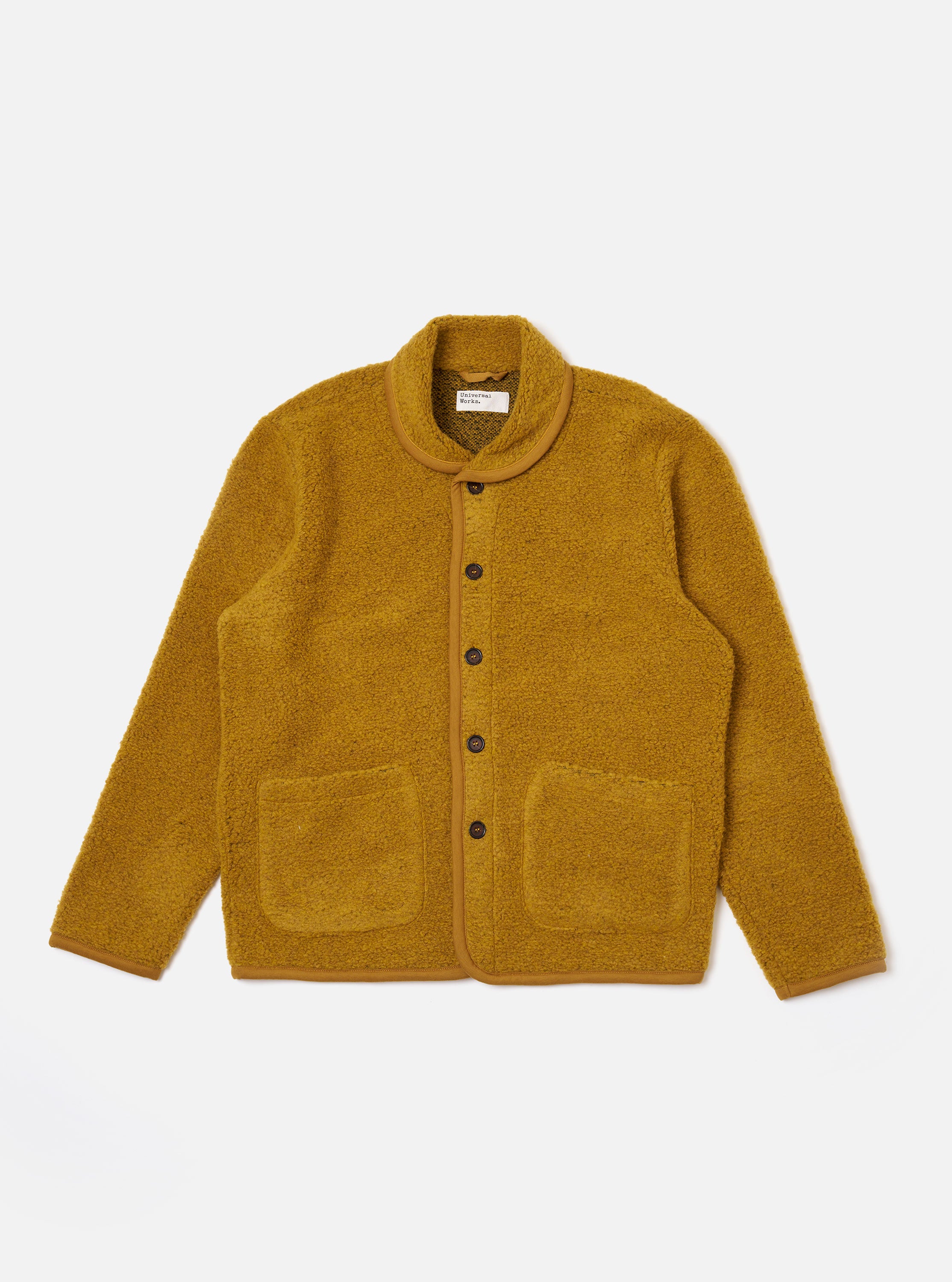 Men's Yellow Alvar Fleece Lancaster Jacket – Universal Works