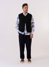 Black Alvar Fleece Lancaster Gilet