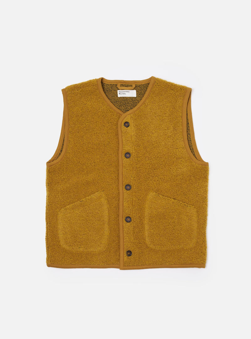 Yellow Alvar Fleece Lancaster Gilet