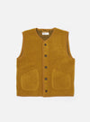 Yellow Alvar Fleece Lancaster Gilet
