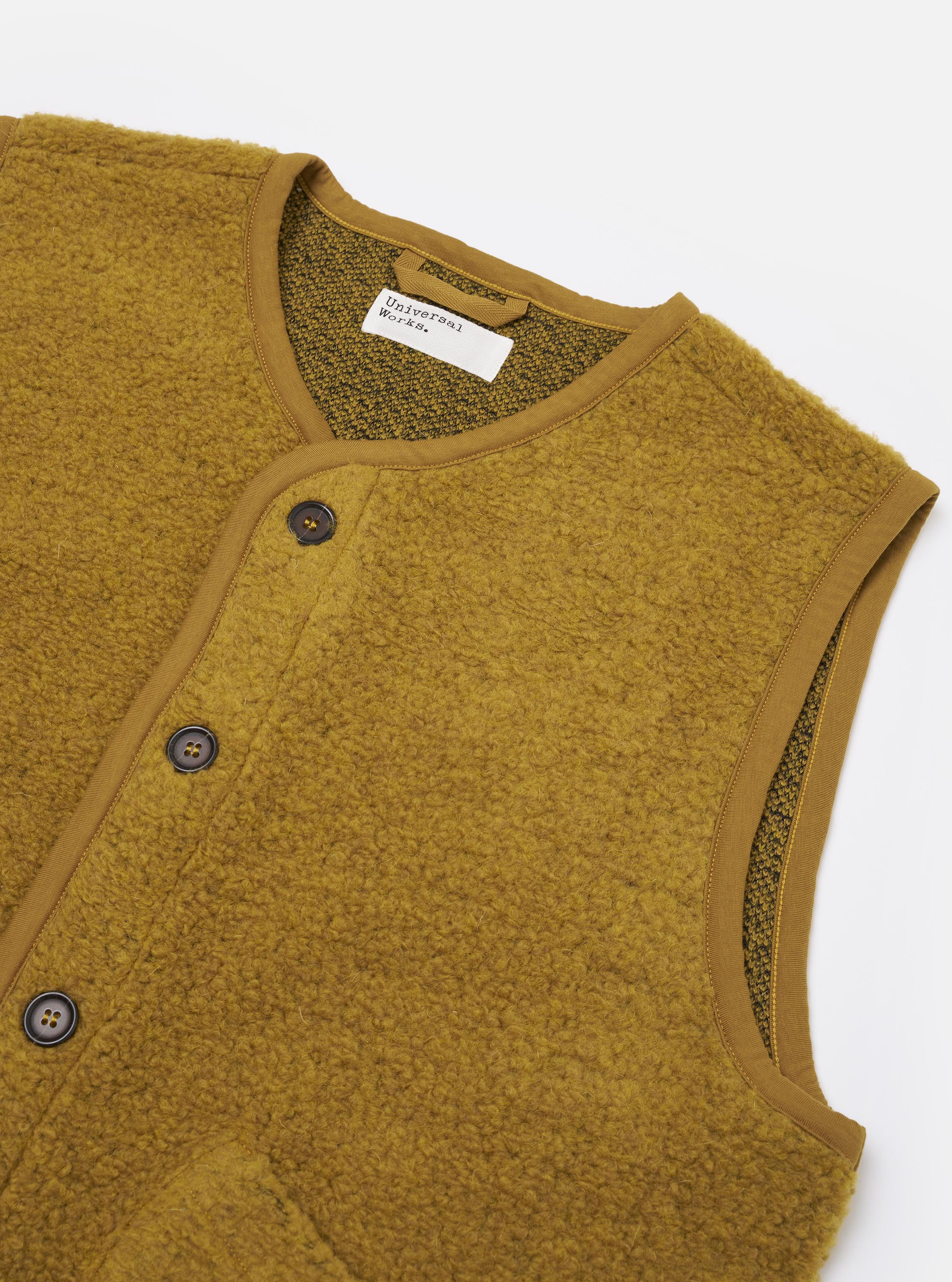 新品 PHINGERIN 24AW PG1 ARM WARMER MUSTARD Men's Yellow Alvar Fleece Lancaster Gilet – Universal Works