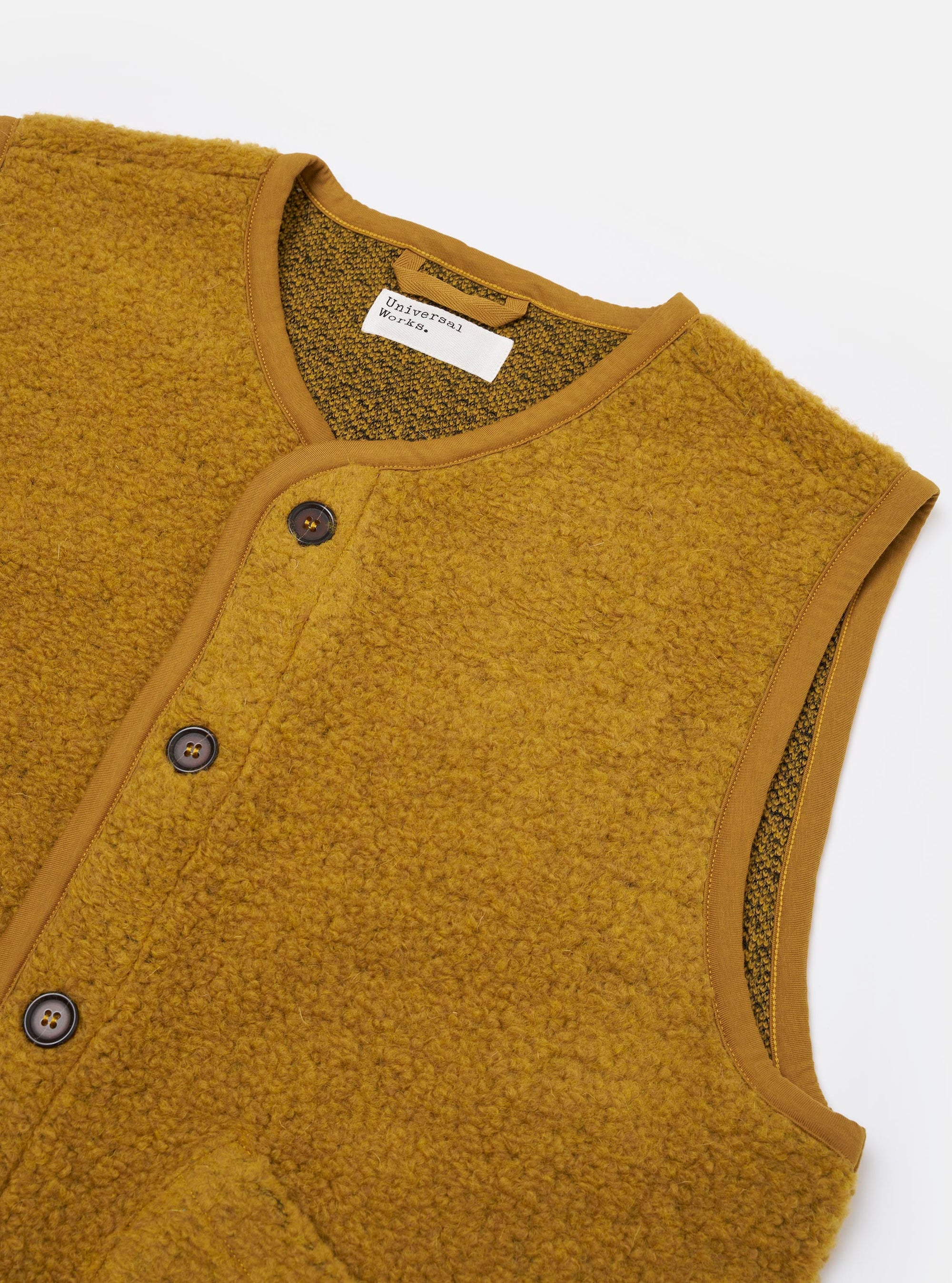 Yellow Alvar Fleece Lancaster Gilet