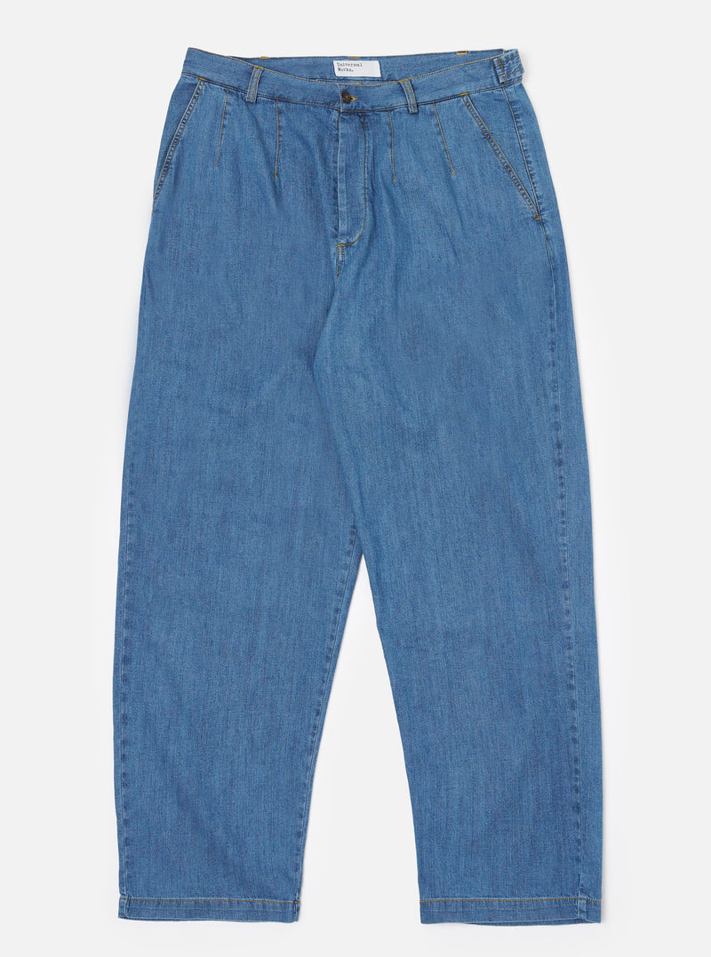 Washed Indigo 8oz Slub Denim Dutch Pant