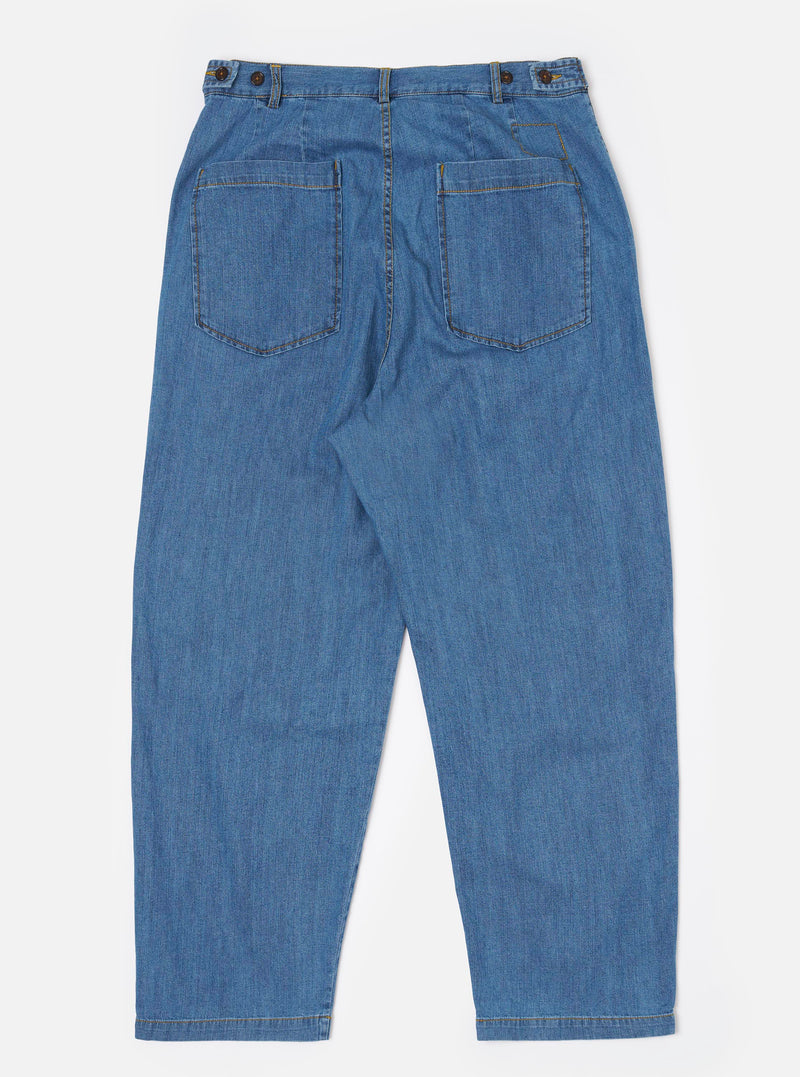 Washed Indigo 8oz Slub Denim Dutch Pant