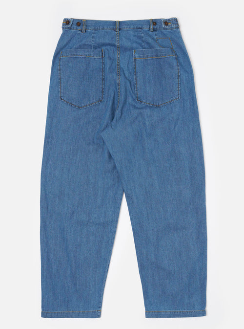 Washed Indigo 8oz Slub Denim Dutch Pant