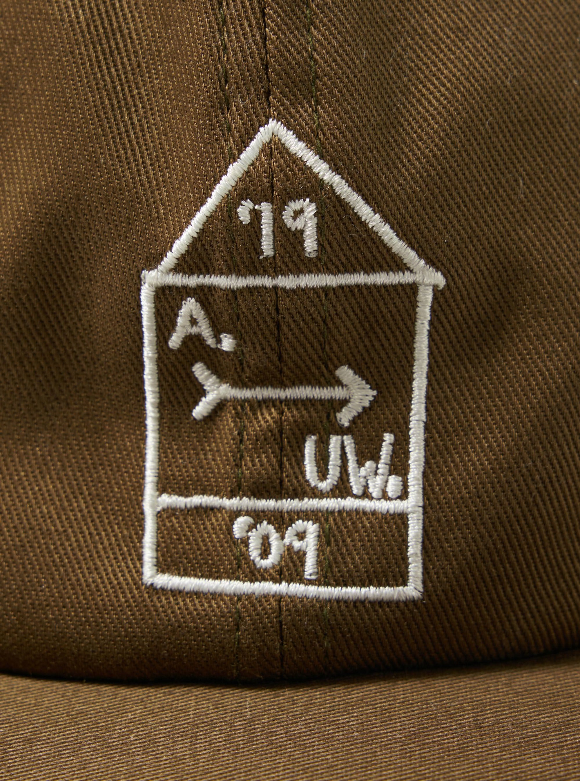 A. SOCIETY x Universal Works Olive Twill Cotton Baseball Hat