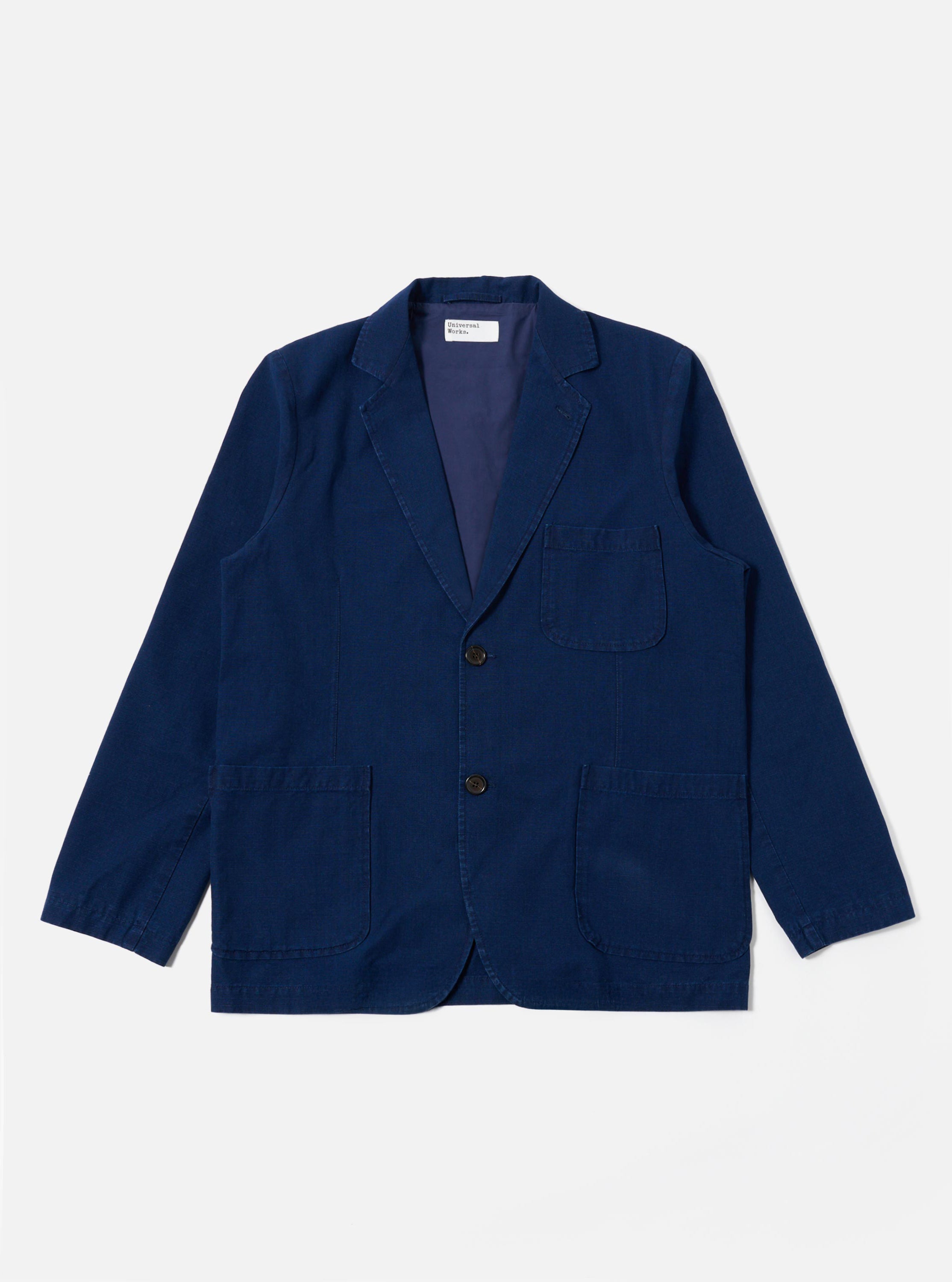 Men's Indigo Kimstop Two Button Jacket – Universal Works