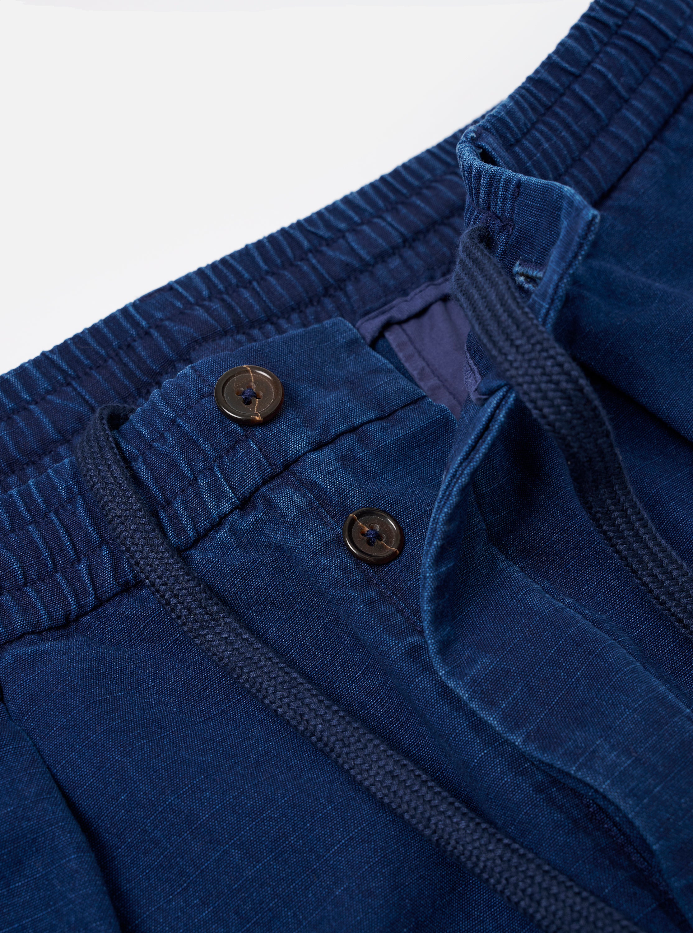 Men's Indigo Kimstop Pleated Track Pant – Universal Works
