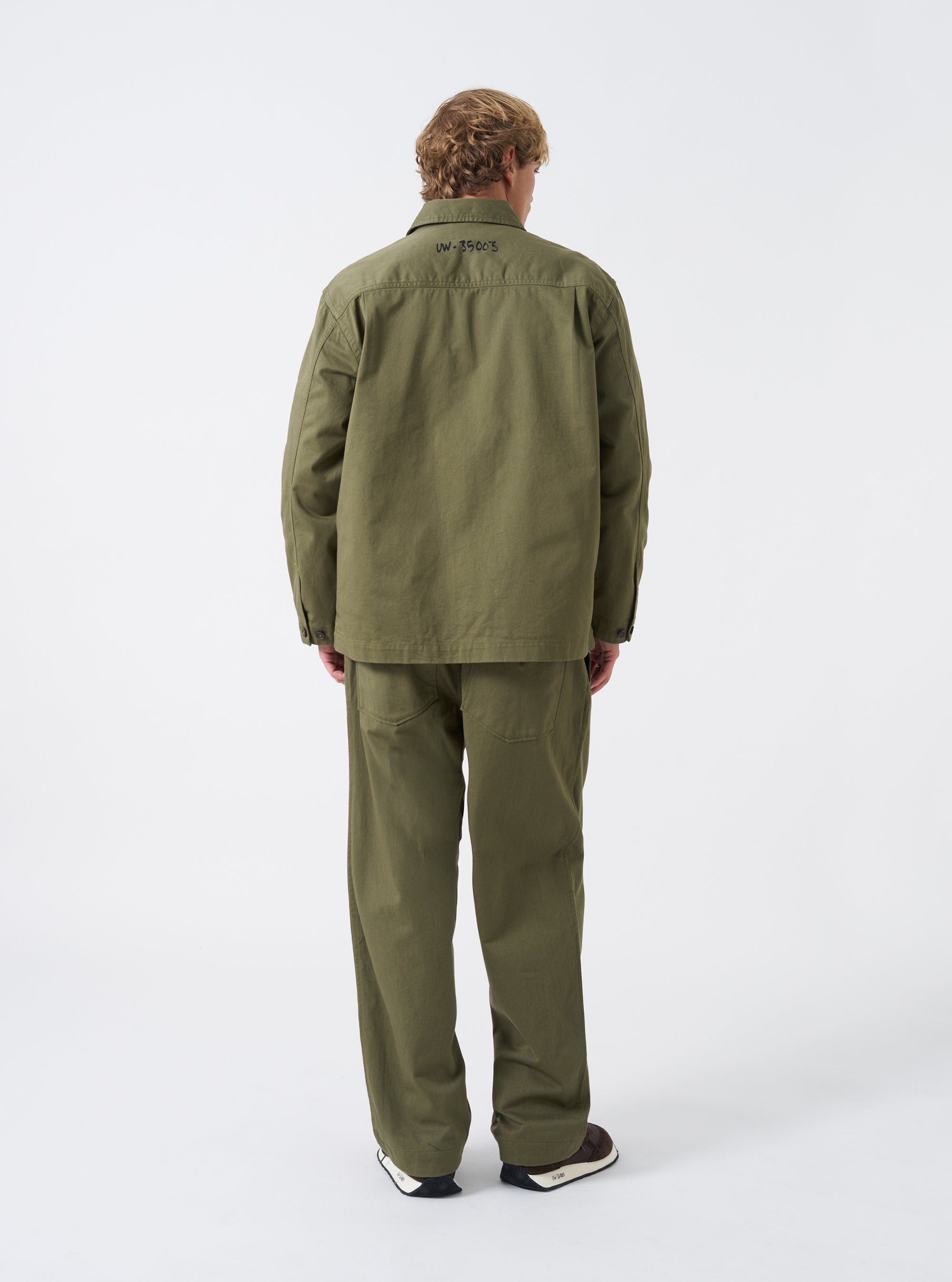Walsh x Universal Works Light Olive Twill Troopers Jacket
