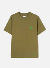 Walsh x Universal Works Olive Single Jersey T Shirt