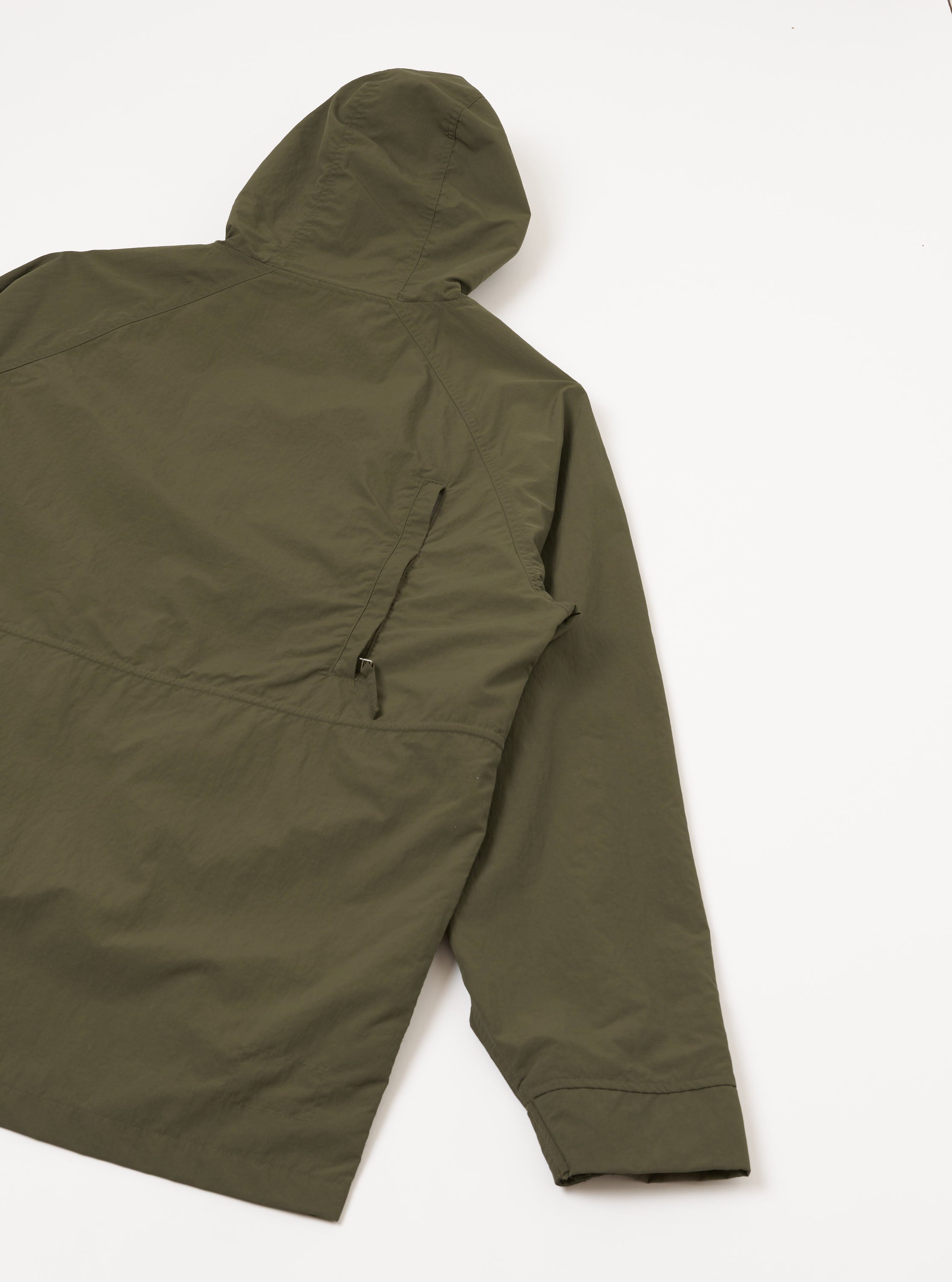 Men's Olive WR Recycled Nylon Peak Parka – Universal Works