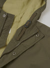 Olive WR Recycled Nylon Peak Parka
