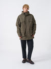 Olive WR Recycled Nylon Peak Parka