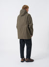 Olive WR Recycled Nylon Peak Parka