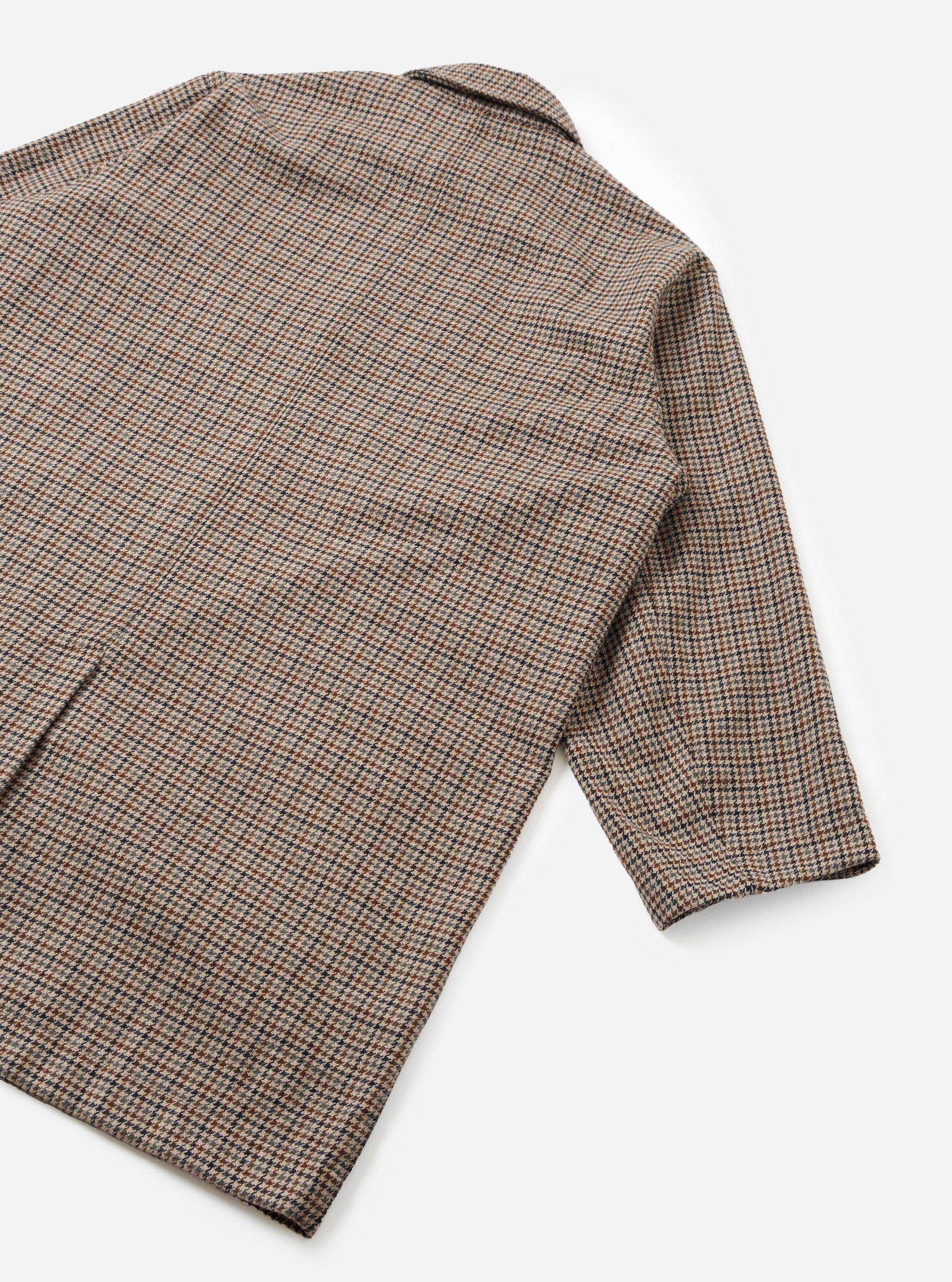 Men's Taupe Lester Dogtooth Stan Coat – Universal Works