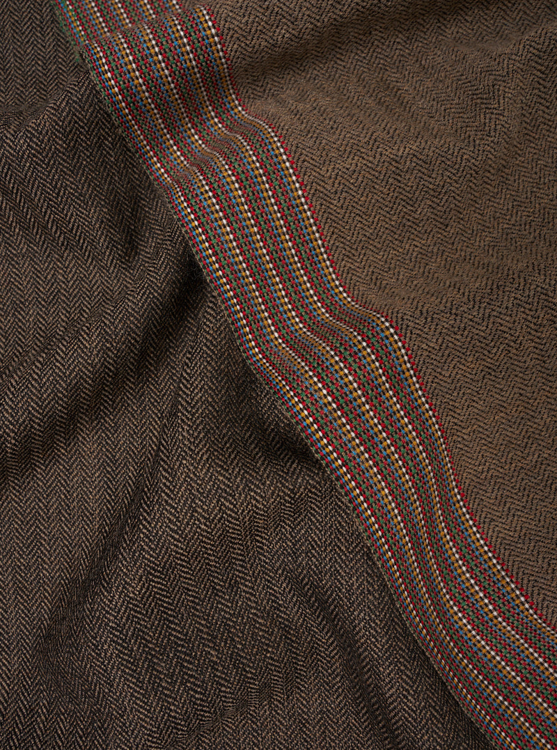 Multi Reversible Wool Himalayan Scarf