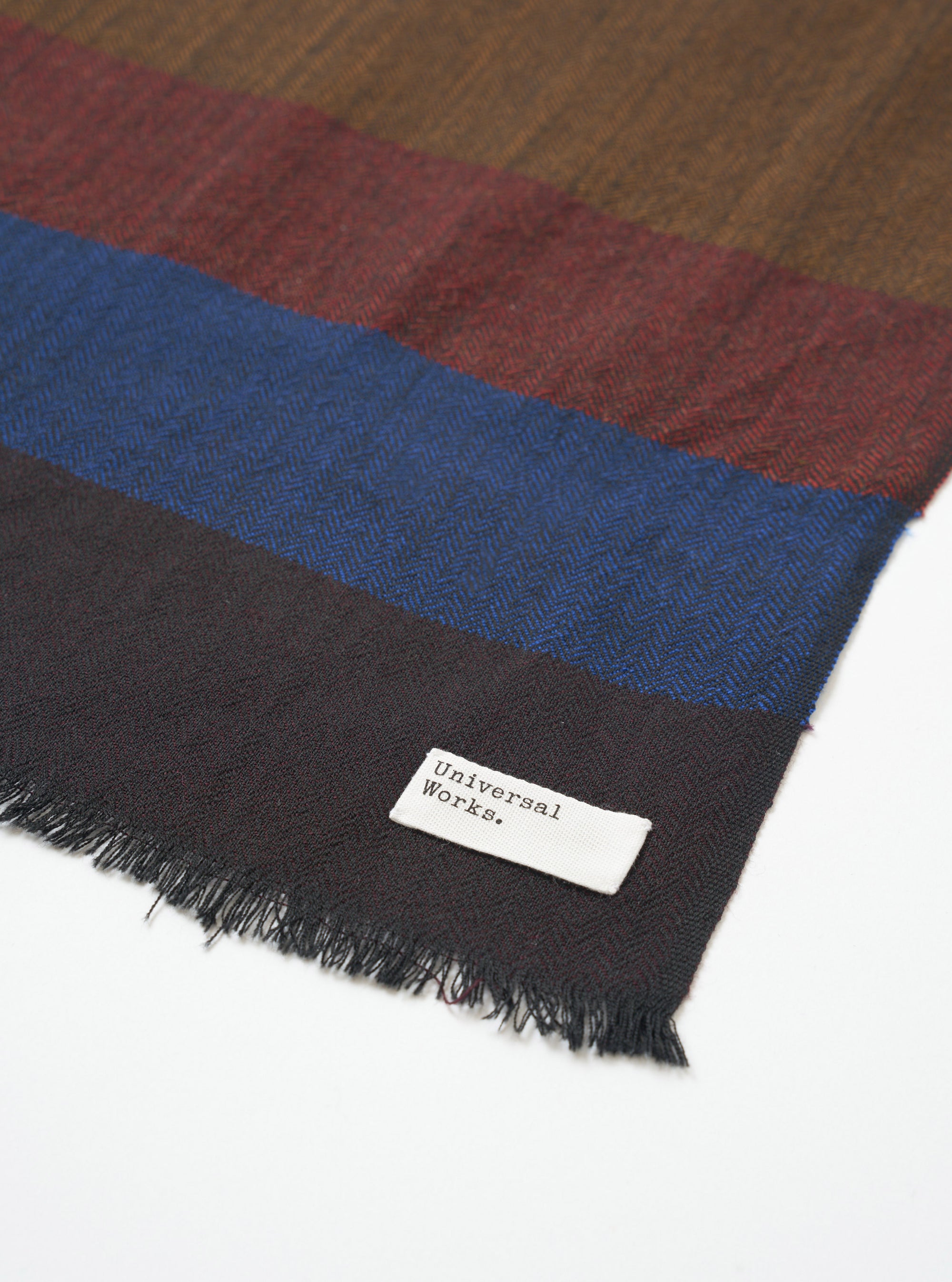 Brown Reversible Wool Himalayan Scarf