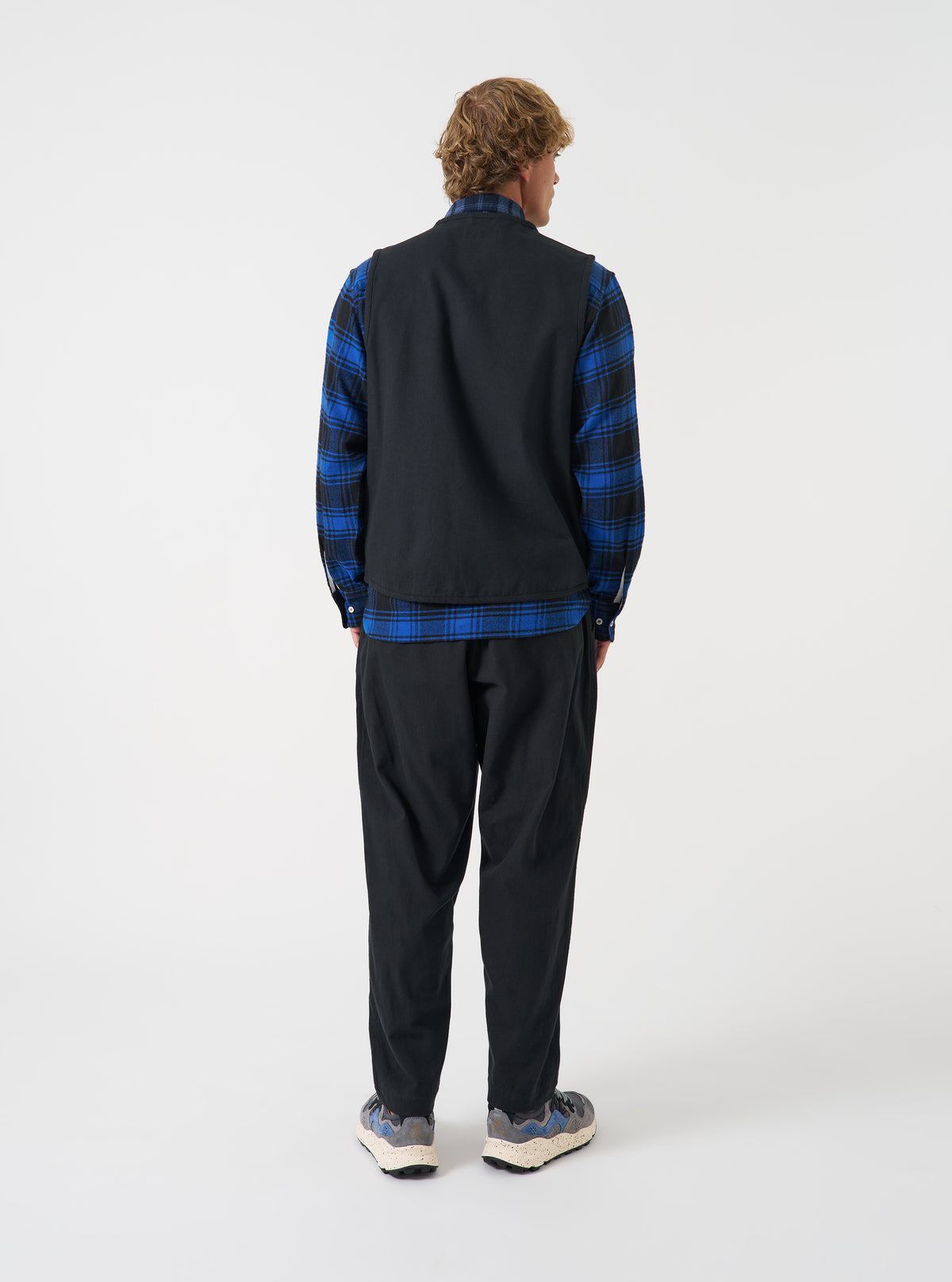Black Brushed Moleskin 4 Pocket Gilet
