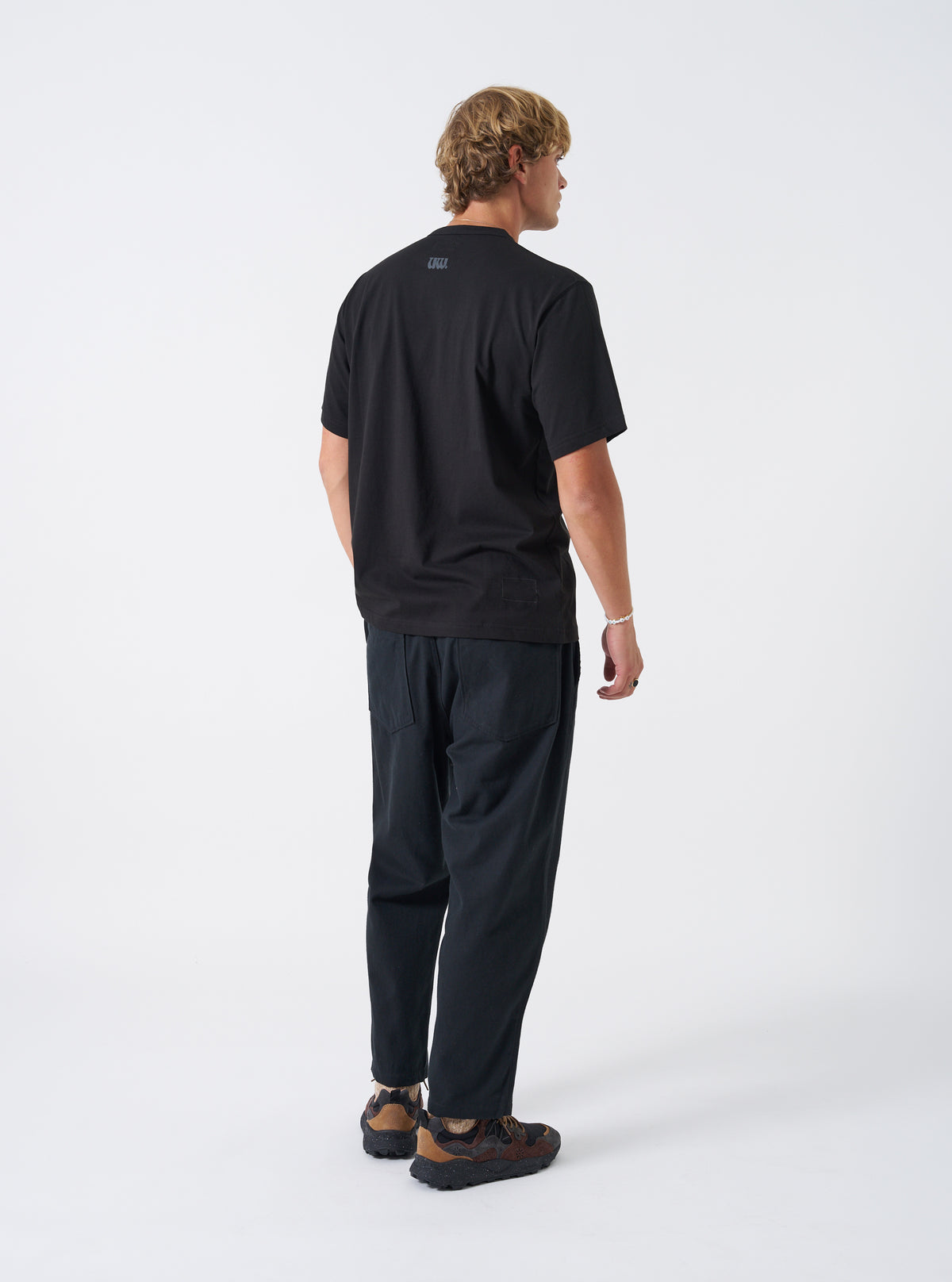 Black Brushed Moleskin Hi Water Trouser