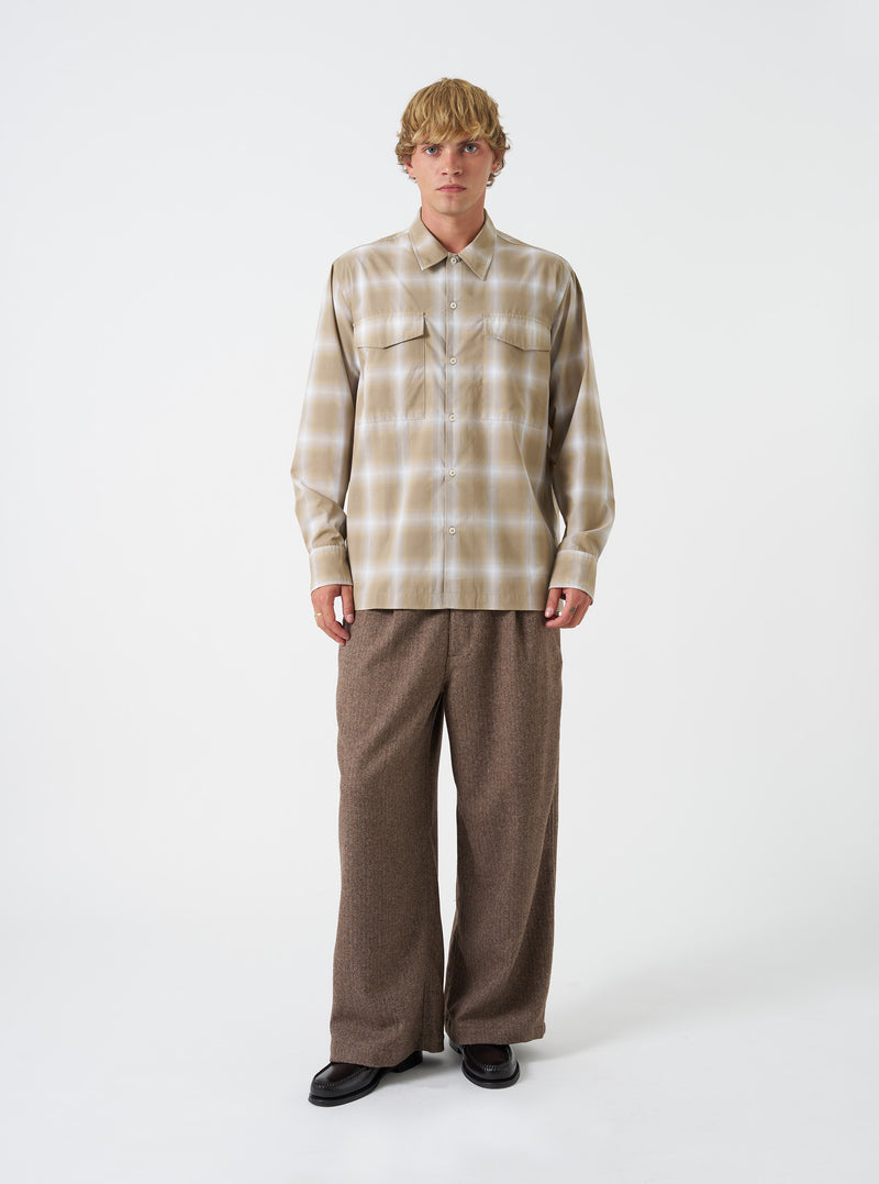 Sand Check Charlie Check Attendant Shirt