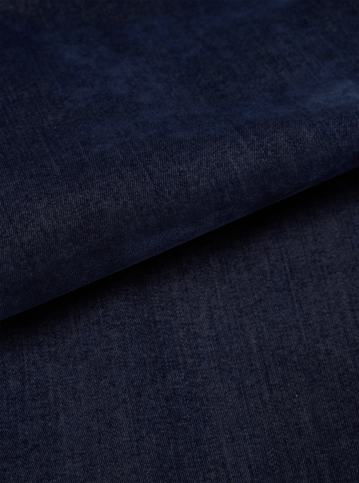 Navy Flock Chambray Warmus Jacket