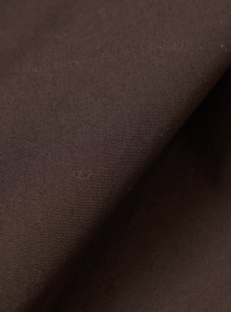 Brown Broadcloth Boxer Shorts