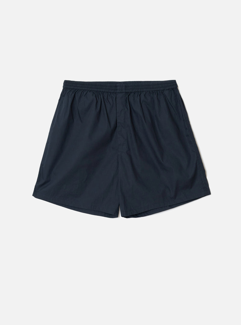 Navy Broadcloth Boxer Shorts