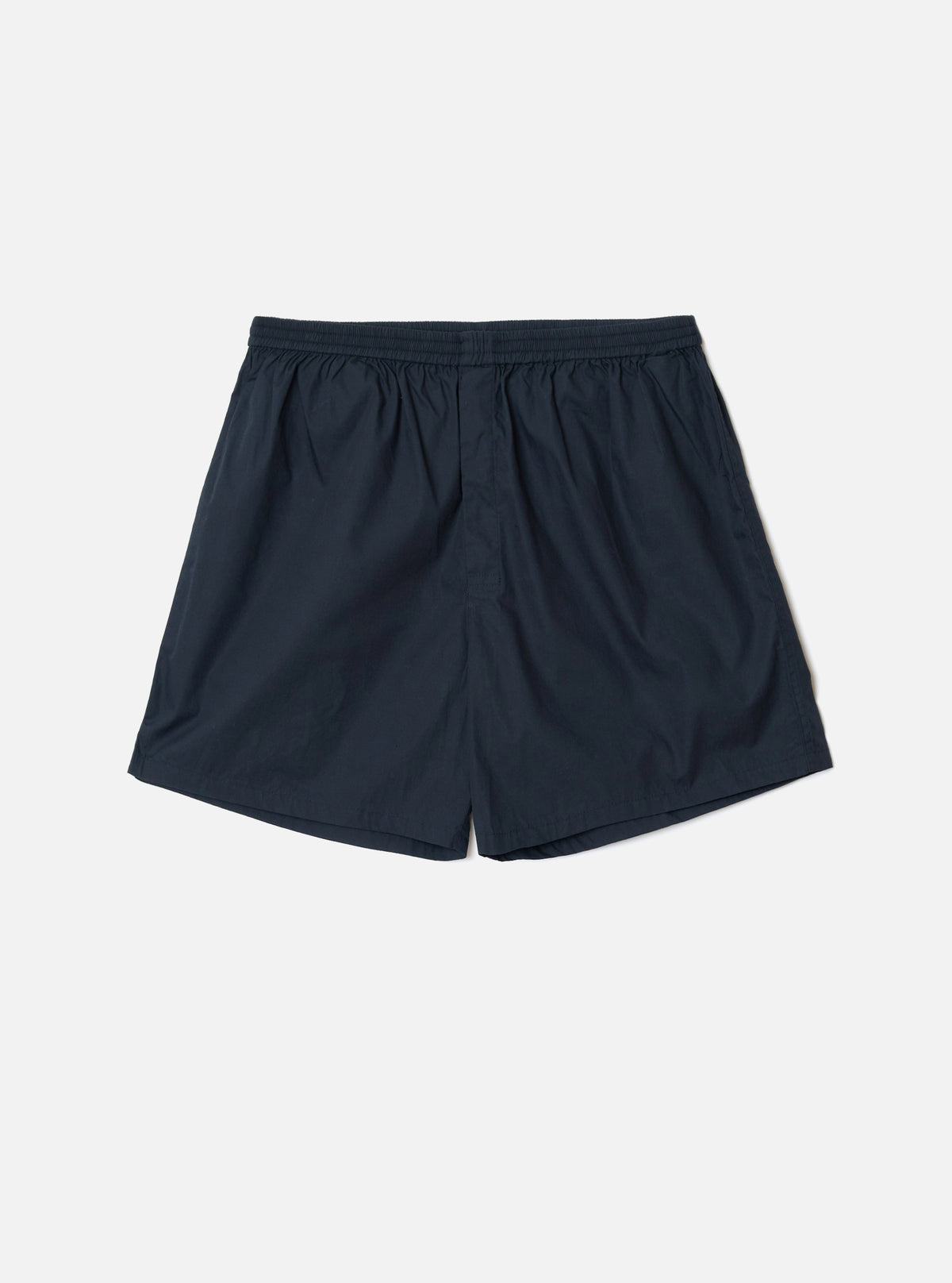 Navy Broadcloth Boxer Shorts