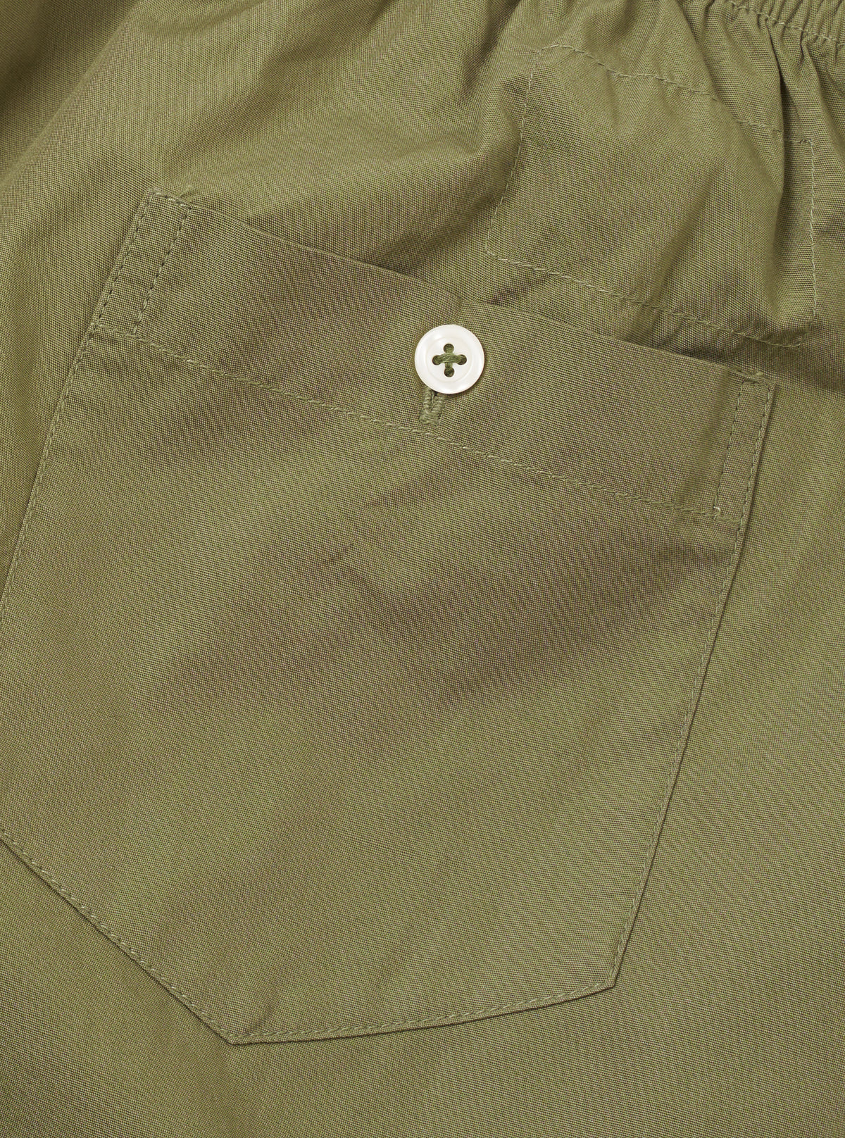 Olive Broadcloth Boxer Shorts