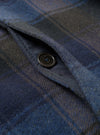 Navy/Brown Berlin Wool Check Account Coat