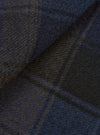 Navy/Brown Berlin Wool Check OG Bakers Chore Jacket
