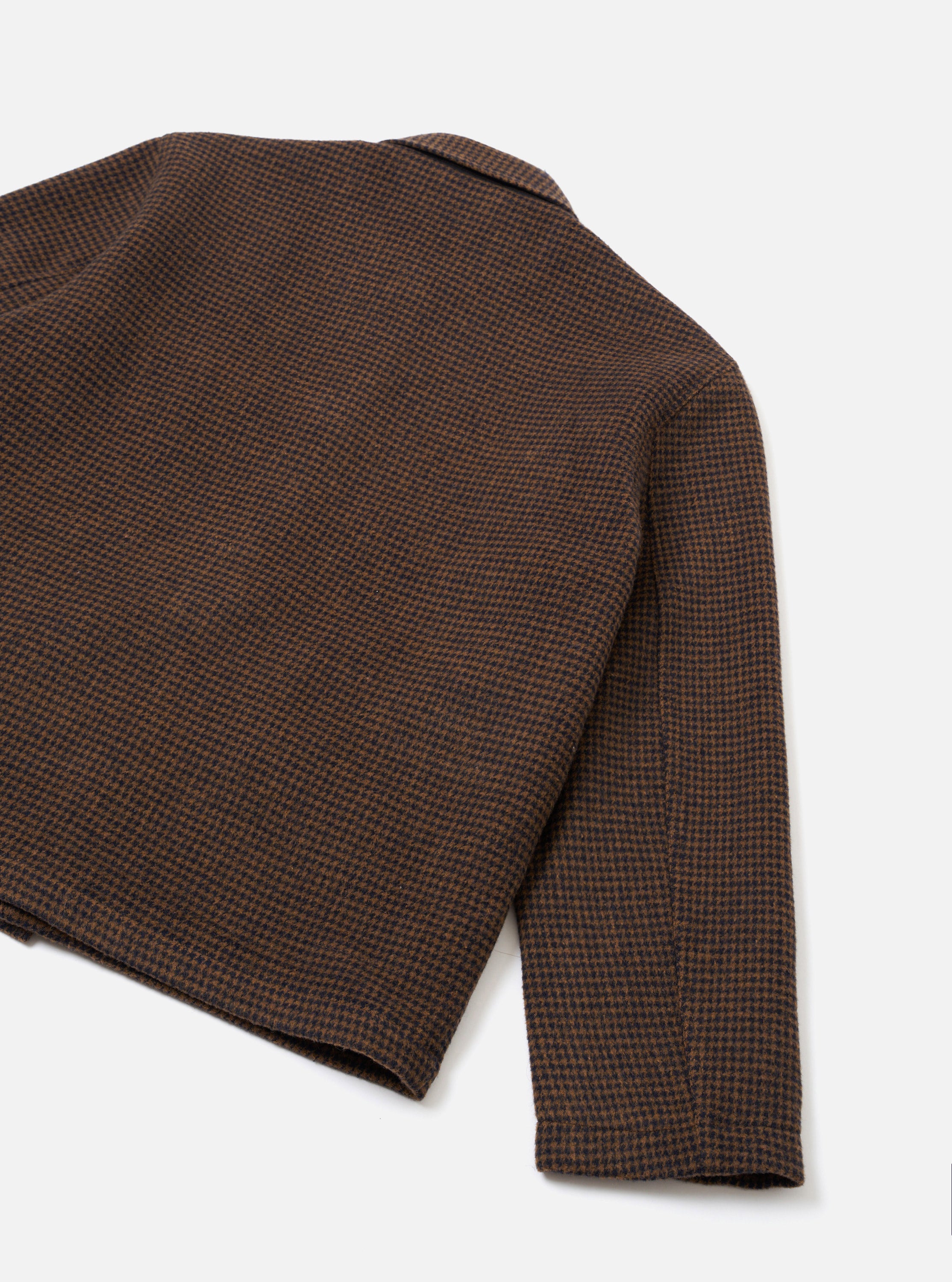 Men's Navy/Brown Wool Tweed Mix Franck Jacket – Universal Works
