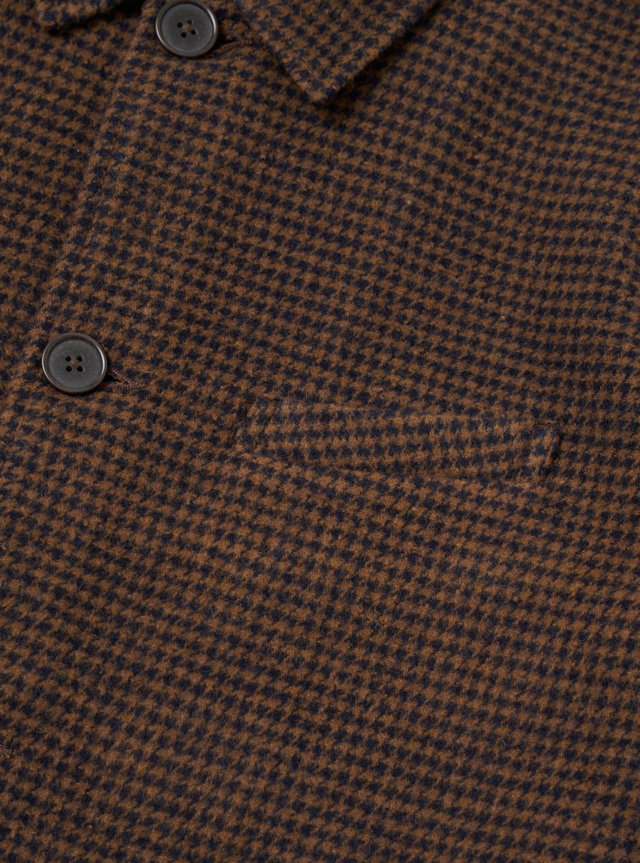 Men's Navy/Brown Wool Tweed Mix Franck Jacket – Universal Works