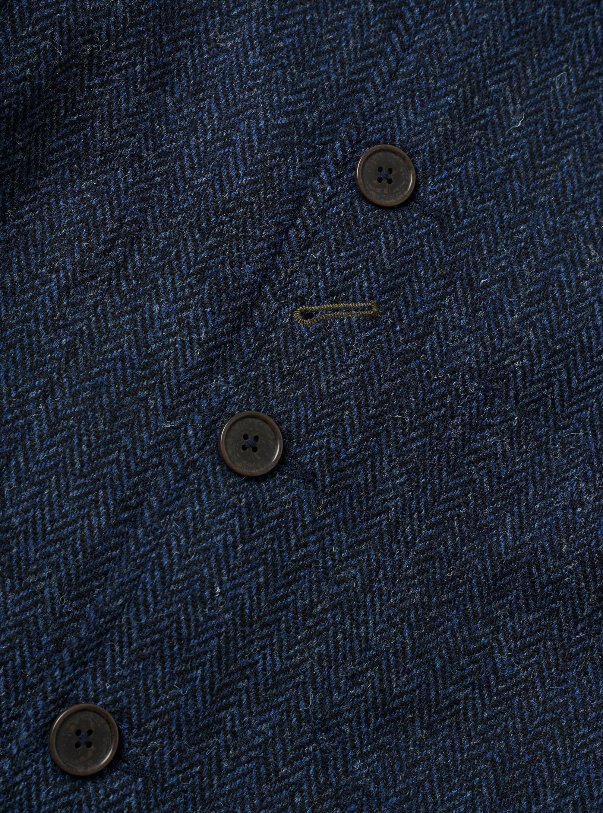 Blue/Black Harris Tweed OG Bakers Chore Jacket