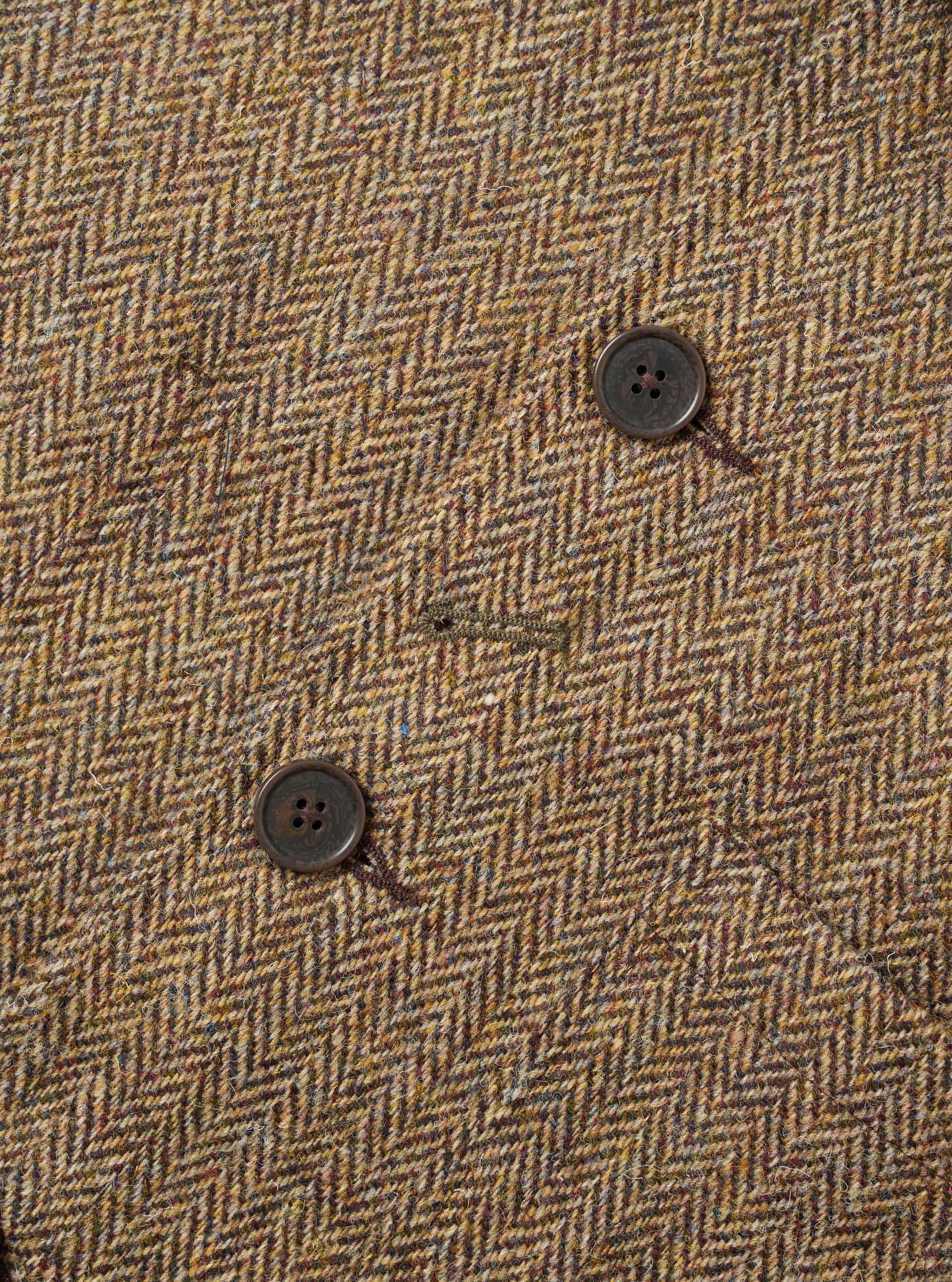 Sand/Brown Harris Tweed OG Bakers Chore Jacket