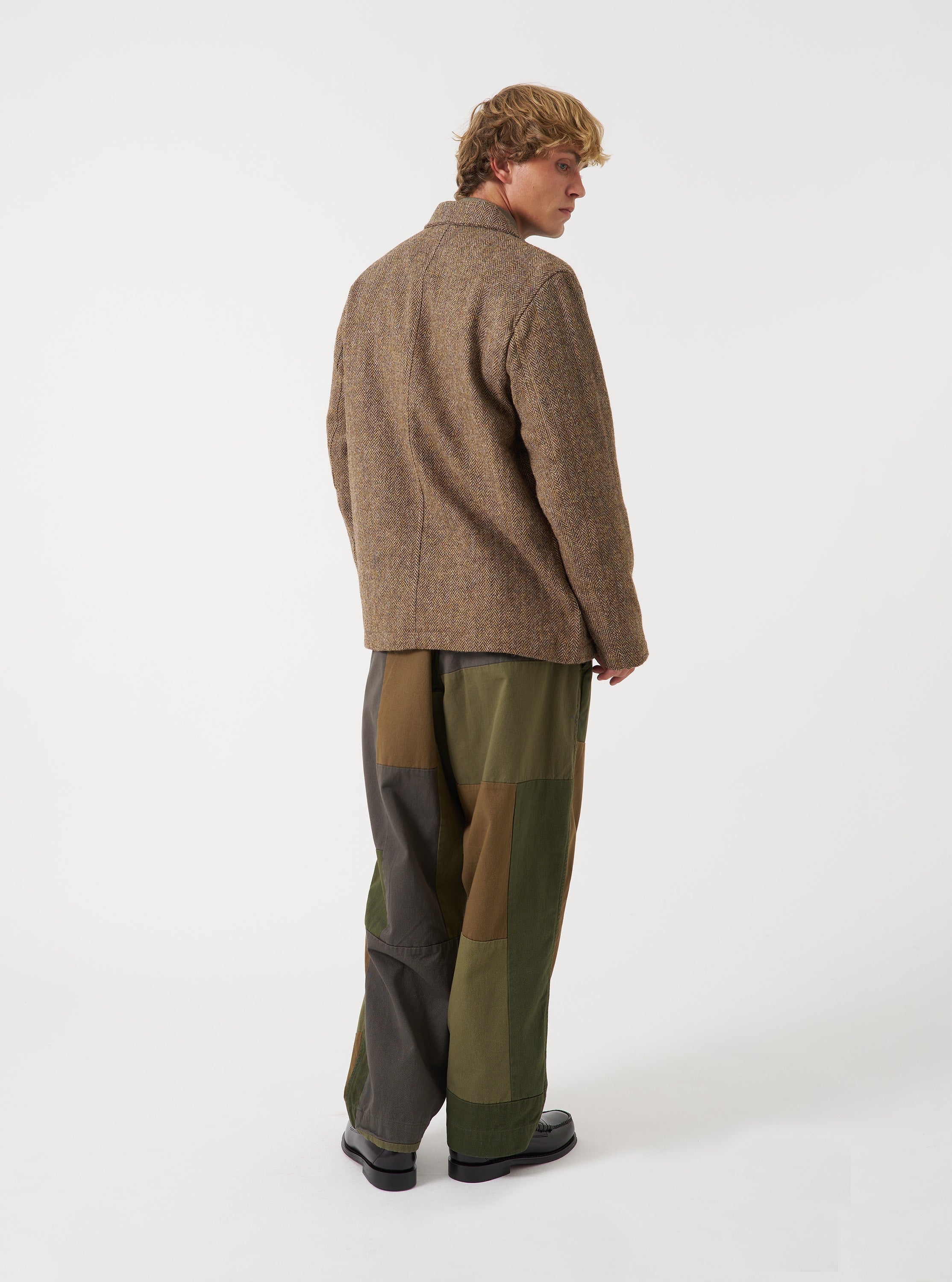 Men's Sand/Brown Harris Tweed OG Bakers Jacket – Universal Works