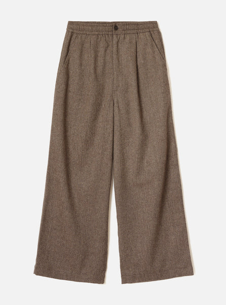 Men's Brown Wool Herringbone Gillespie Pant – Universal Works