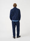 Navy Wool Herringbone Ives Jacket